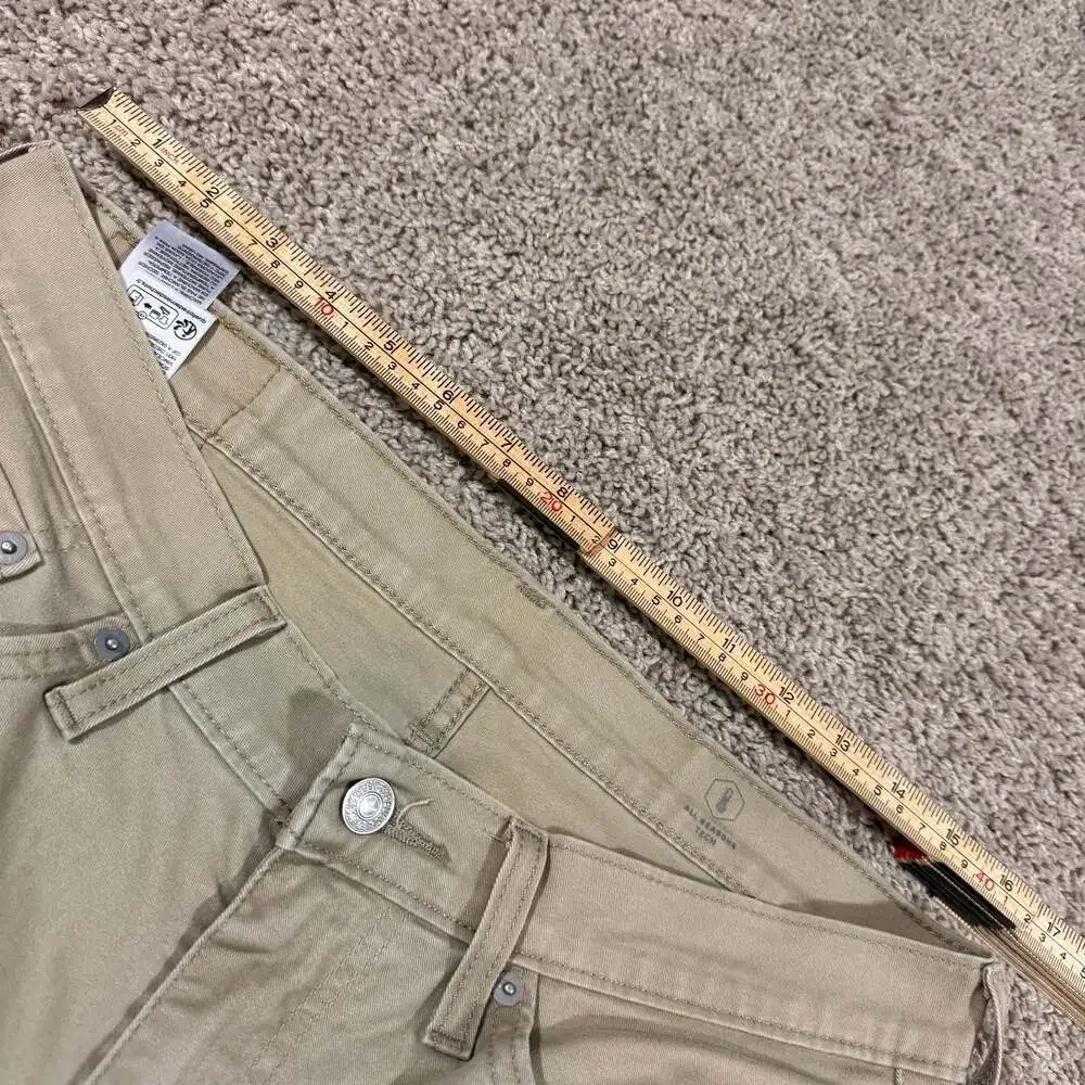 Levi’s All Seasons Tech Khaki Pants Men’s 34x34 Beige Straight Water<Less